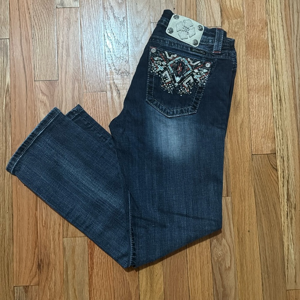 Miss Me Cropped Jeans Size 28